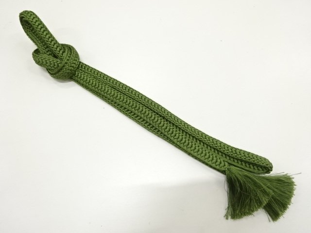 JAPANESE KIMONO / HANDTIED OBIJIME CORD 